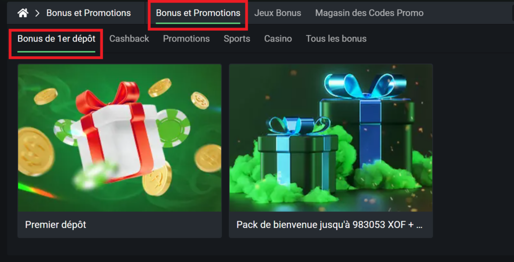 LineBet bonus pour les gains quotidiens