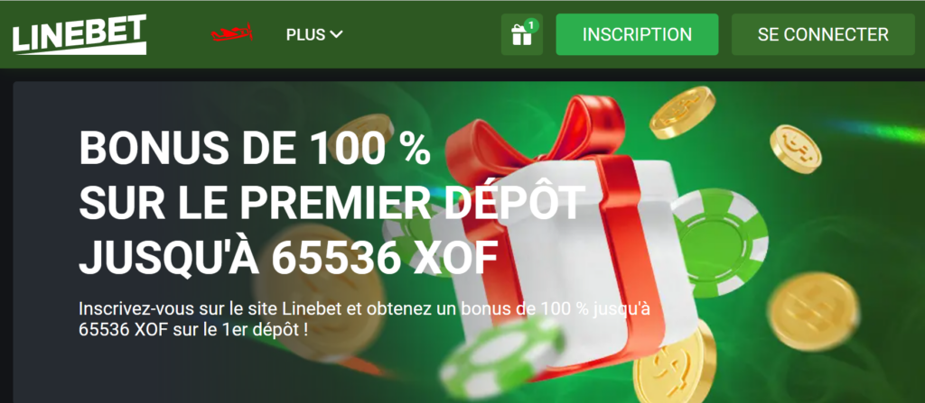 Bonus de bienvenue LineBet pour les paris sportifs