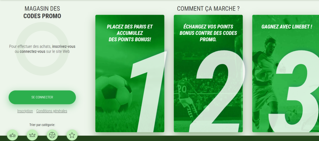 Code promo LineBet comme chance supplémentaire de gagner